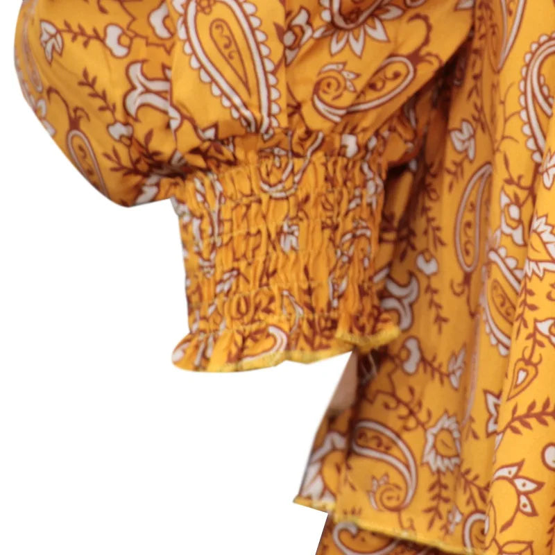Women Elegant Long Lantern Sleeve Stand Collar Loose Maxi Dress Y2K INS Clothes Autumn Long Ruffle Bohemian Dress Women Elegant Long Lantern Sleeve Stand Collar Loose Maxi Dress Y2K INS Clothes Autumn Long Ruffle Bohemian Dress
